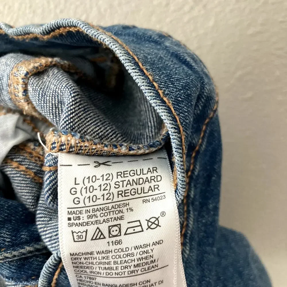 Old Navy Medium Wash Denim Jean Jacket - Large 10/12